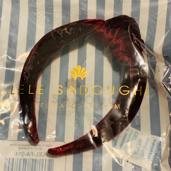 LELE SADOUGHI - VELVET HEADBAND - Picture 2 of 3